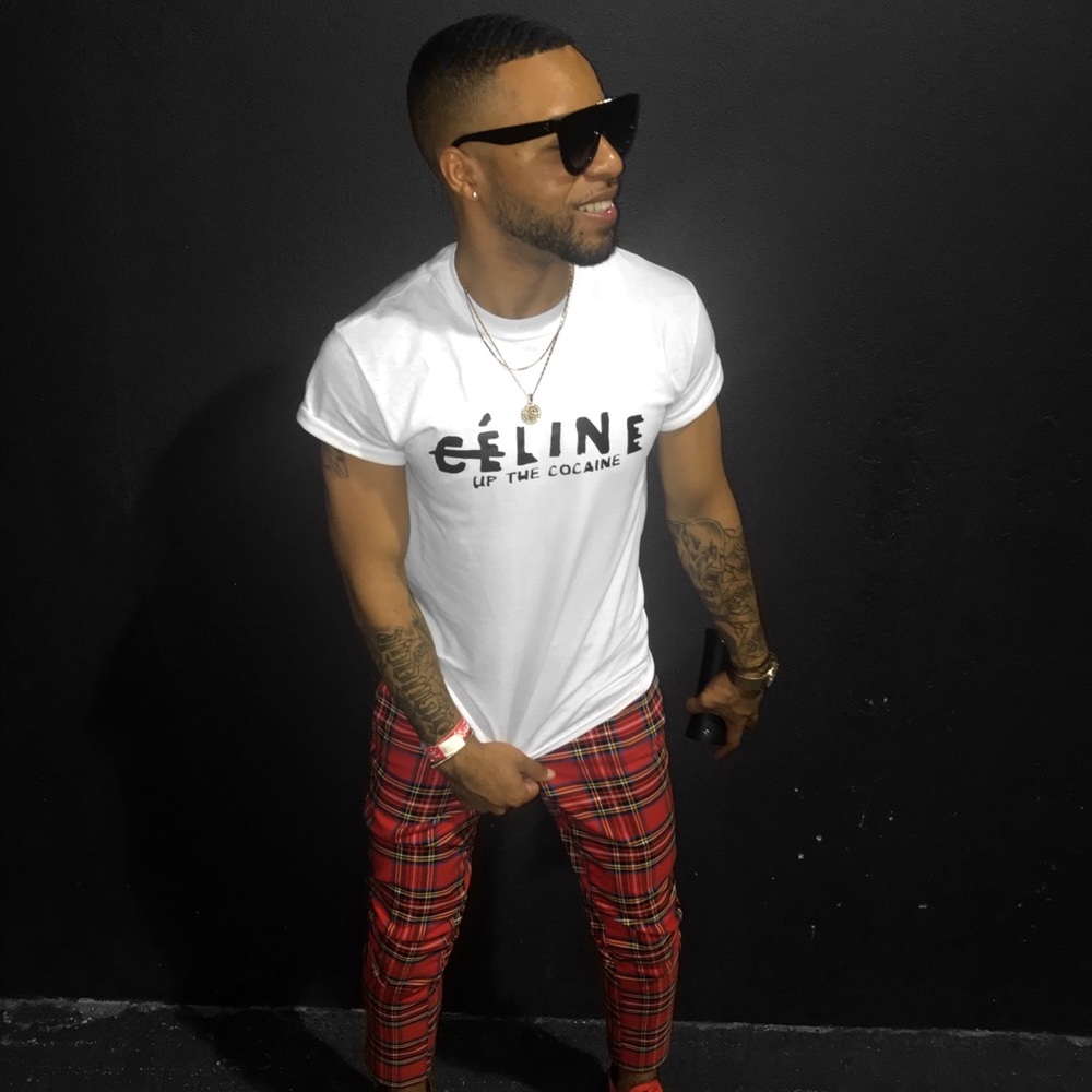 Lines White Tee